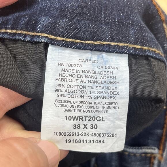 Wrangler Retro Relaxed Boot Cut Jeans Men's 38x30 Blue 5 Pocket Stretch Denim - Picture 8 of 13